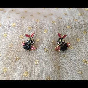 Betsey Johnson Bunny Earrings